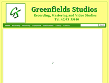Tablet Screenshot of greenfieldsstudios.com